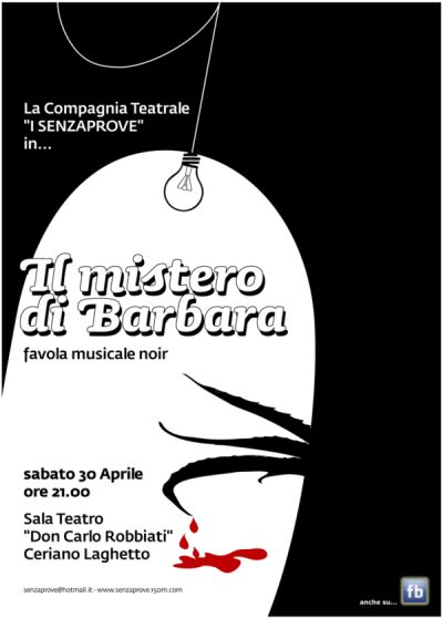 Locandina dello spettacolo teatrale